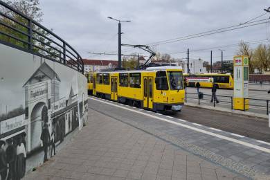 Einbau der Bremskabelrossette am Bwg. 1103