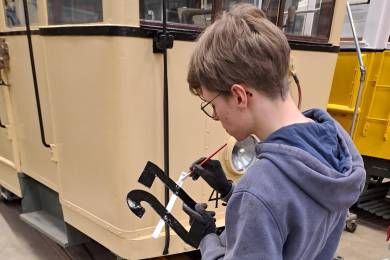 Der fast fertige Fahrgastraum im BZ69 (269 011)