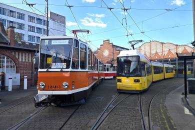 Beide KT4Ds stehen ebenfalls auf dem Btf. Köpenick abfahrbeit