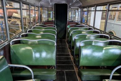 Wieder Sauberpräsentiert sich dieser Innenraum vom O-Bus