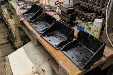 Teile wurden für den Low-O-Bus lackiert