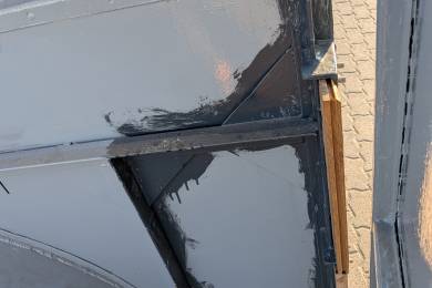 Detailarbeiten für den späteren Einbau der Fenster